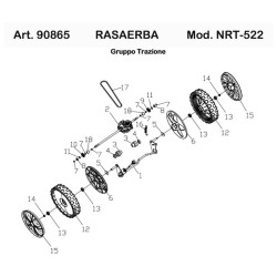 Ama Spare Parts for Lawnmower NRT-522