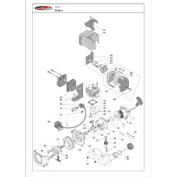 Castelgarden Spare Parts for Brushcutter XB 26