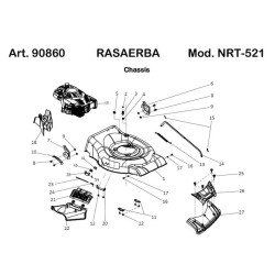 Ama Spare Parts for Lawnmower NRT-521