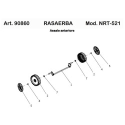 Ama Spare Parts for Lawnmower NRT-521
