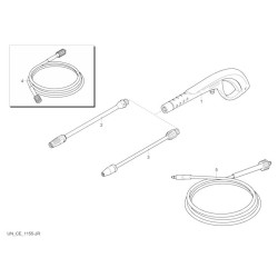 ARSG Parts for Pressure Washer X-TRA Clean 140 - 13468