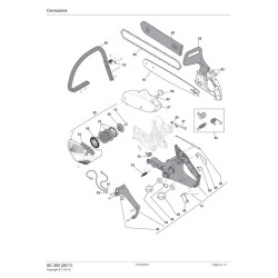 Castelgarden Spare Parts for Chaisaw XC 350