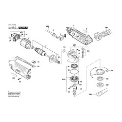 Bosch Spare Parts for Angle Grinder PWS 700-115