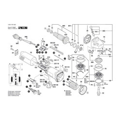 Bosch Spare Parts for Angle Grinder GWS 1000