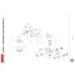 Ricambi Makita per Rasaerba Elettrico ELM3311