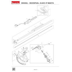 Makita Spare Parts for Brusch Cutter EBH252L