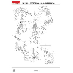 Ricambi Makita per Decespugliatore EBH252L