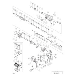 Hitachi Spare Parts for Rotary Hammer Drill DH24PH