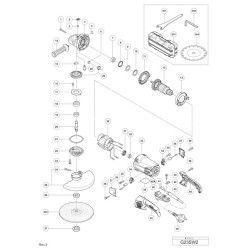 Ricambi Hitachi per Smerigliatrice Angolare G23SW2