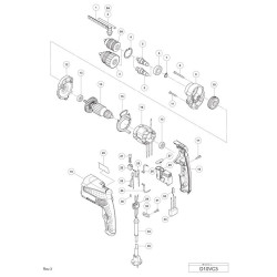 Ricambi Hitachi per Trapano D10VC3