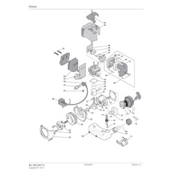 Alpina Spare Parts for Brushcutter BJ 335