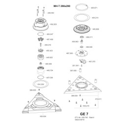 Flex Spare Parts for Sander for Walls and Ceilings GE 7