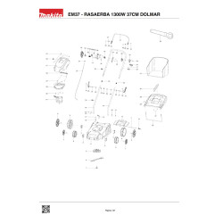 Makita Spare Parts for Lawn Mower EM37