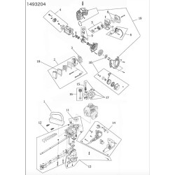 Ricambi Valex per Tagliasiepi a Scoppio Catalizzato TSS268D
