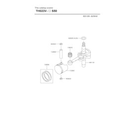 Ricambi Kawasaki per Tagliasiepi - TH023 - AGPHT60R - 62190