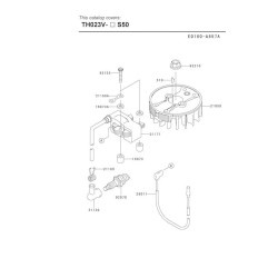 Ricambi Kawasaki per Tagliasiepi - TH023 - AGPHT60R - 62190