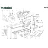 Metabo Spare Parts for Hedgetrimmers HS 45