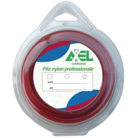 Nylon cutting line for brush cutters - round shape mm 3x15