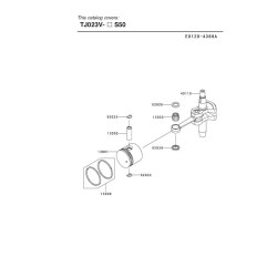 Ricambi Kawasaki per Tagliasiepi TJ023V - AG1-HT75R - 59110