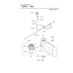 Ricambi Kawasaki per Tagliasiepi TJ023V - AG1-HT75R - 59110