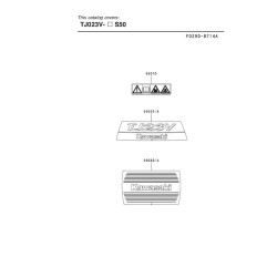 Kawasaki Spare Parts for Hedgetrimmer TJ023V - AG1-HT75R - 59110