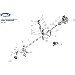 Ricambi Ama per Decespugliatore AG 260 TR–AG2 265