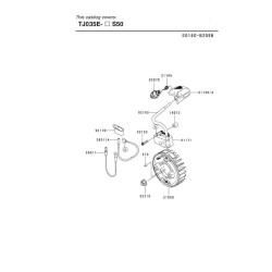 Ricambi Kawasaki per Decespugliatore Top 35U - TJ035E - 73121