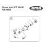 Ama Spare Parts for Pruner PP-33.430 code 88600