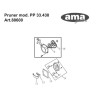 Ama Spare Parts for Pruner PP-33.430 code 88600