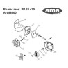 Ama Spare Parts for Pruner PP-33.430 code 88600