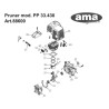 Ricambi Ama per Potatore Pruner PP-33.430 - 88600