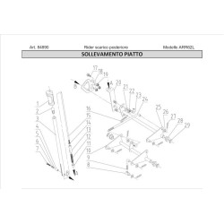 Ama Spare Parts for Lawn Tractor RIDER ARR62L - 84890