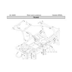Ama Spare Parts for Lawn Tractor RIDER ARR62L - 84890
