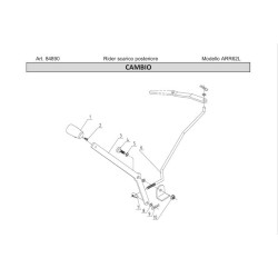 Ama Spare Parts for Lawn Tractor RIDER ARR62L - 84890