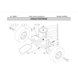 Ricambi Ama per Trattorino RIDER ARR62L - 84890