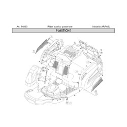 Ricambi Ama per Trattorino RIDER ARR62L - 84890