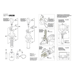 Bosch Spare Parts for Demolition Hammer GSH 388