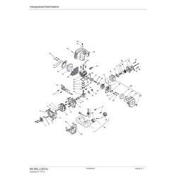 Castelgarden Spare Parts for Brushcutter XB 250 J