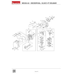 Ricambi Dolmar per Decespugliatore MS335.4U - 33,5 cm³ 4T