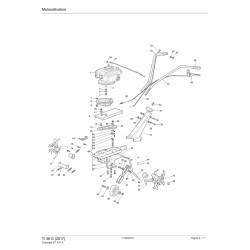 Alpina Spare Parts for Petrol Tiller TI 36 G