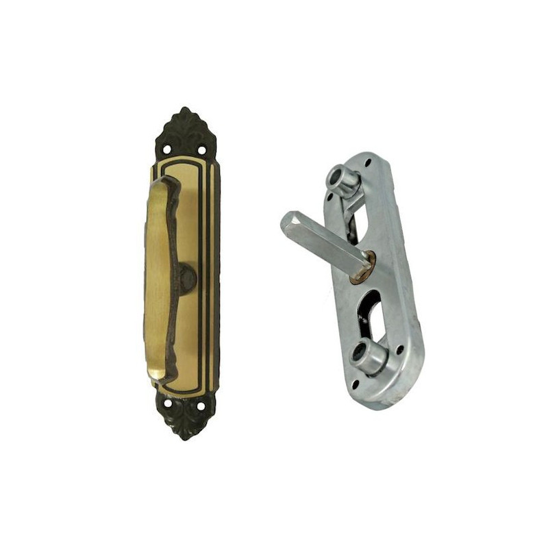 Cremonese per Finestra in Ottone Bronzato modello Athena