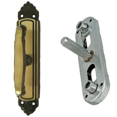 Cremonese per Finestra in Ottone Bronzato modello Athena