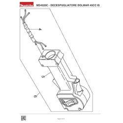 Ricambi Dolmar per Decespugliatore MS4520C