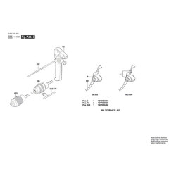 Ricambi Bosch per Trapani Avvitatori a Batteria GSR 10,8 V-LI-2