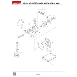 Dolmar Spare Parts for Motor Pump MP-352.4Z