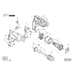 Ricambi Bosch per Trapano a Percussione EasyImpact 550