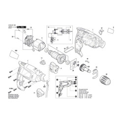 Bosch Spare Parts for Percussion Drill UniversalImpact 700