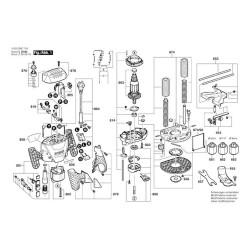 Ricambi Bosch per Fresatrice Verticale POF 1400 ACE