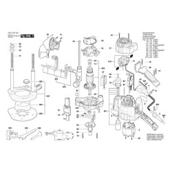 Bosch Spare Parts for Router GOF 1250 LCE