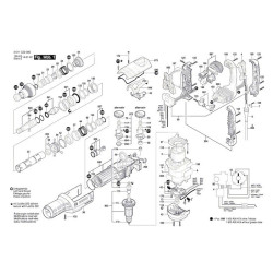Bosch Spare Parts for Demolition Hammer GSH 7 VC